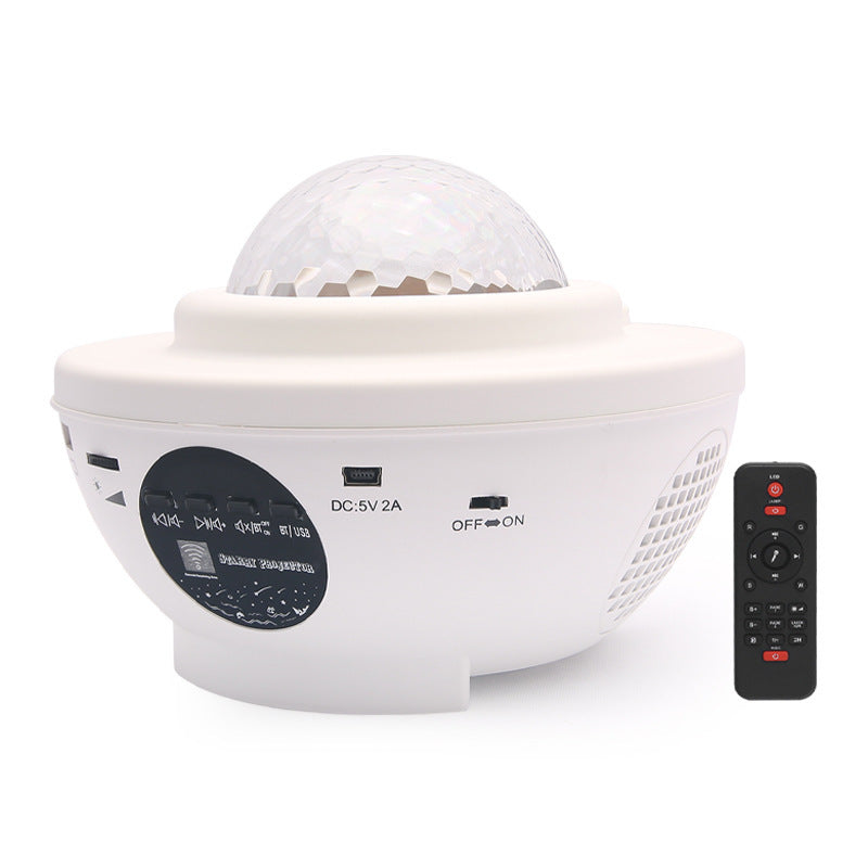LED Bluetooth Music Projector Light – Starry Sky Ceiling Light with Speaker & Remote Control