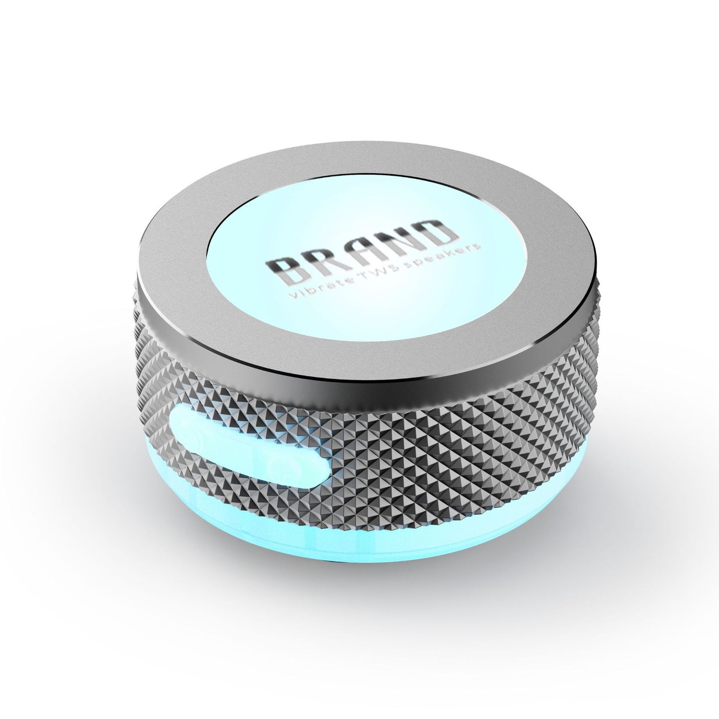 Mini Bone Conduction Bluetooth Speaker – Wireless Vibration Speaker with Colorful LED Light & Surface Adsorption
