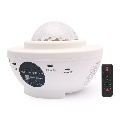 LED Bluetooth Music Projector Light – Starry Sky Ceiling Light with Speaker & Remote Control