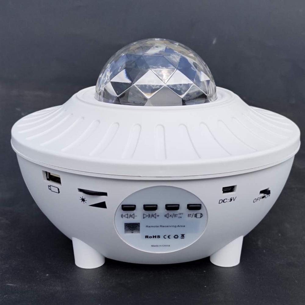 LED Bluetooth Music Projector Light – Starry Sky Ceiling Light with Speaker & Remote Control