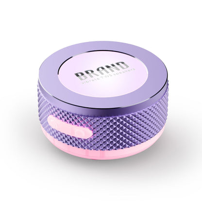 Mini Bone Conduction Bluetooth Speaker – Wireless Vibration Speaker with Colorful LED Light & Surface Adsorption