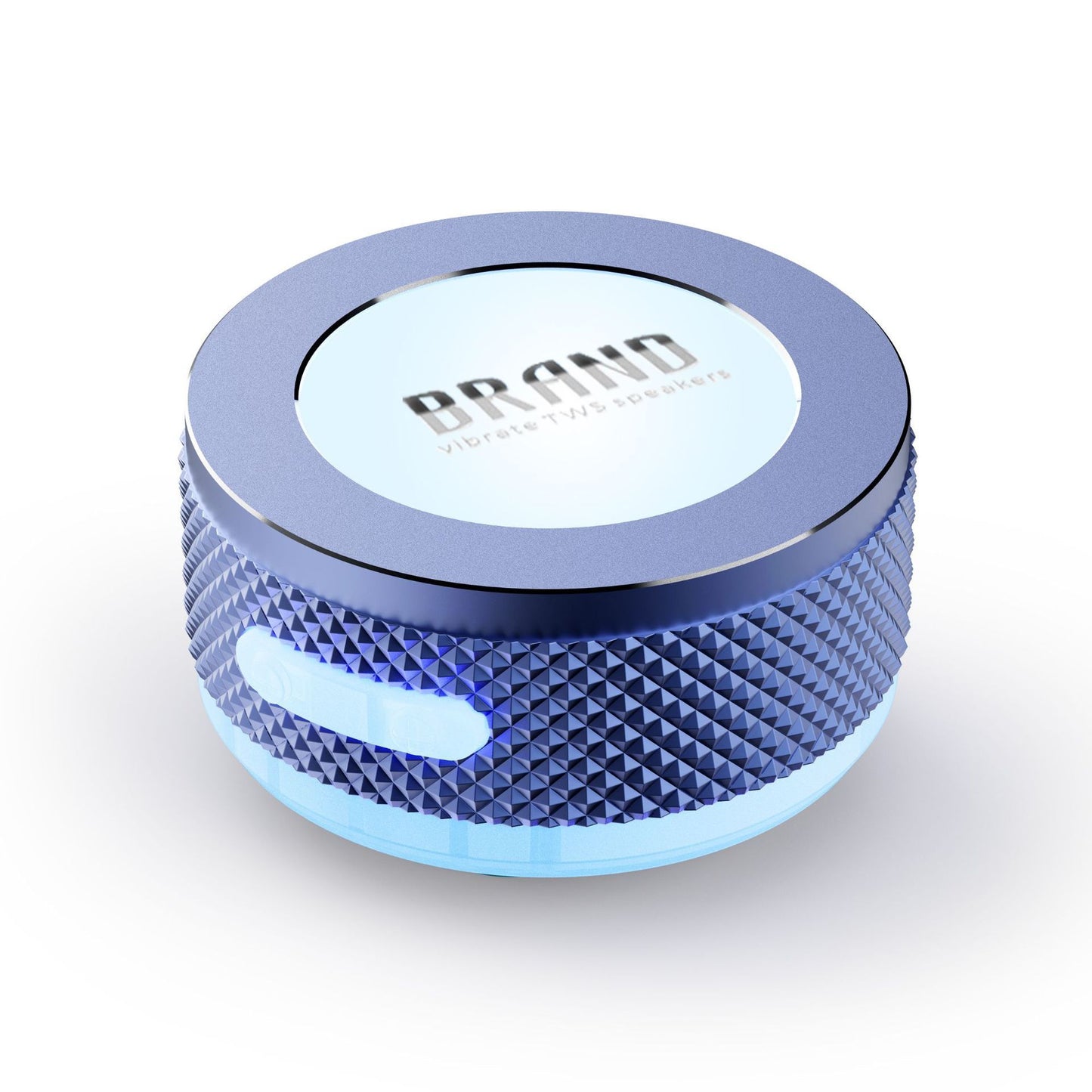 Mini Bone Conduction Bluetooth Speaker – Wireless Vibration Speaker with Colorful LED Light & Surface Adsorption
