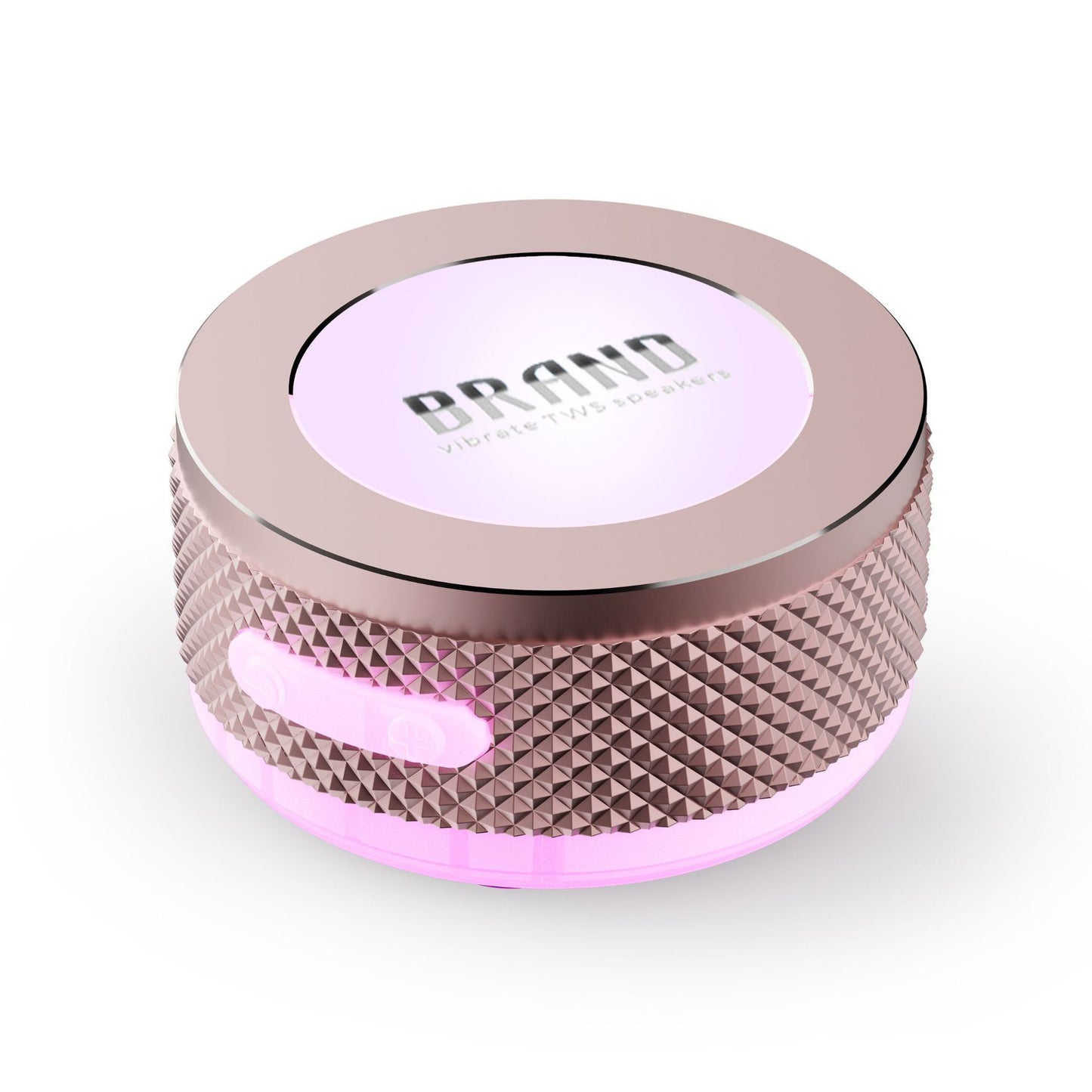 Mini Bone Conduction Bluetooth Speaker – Wireless Vibration Speaker with Colorful LED Light & Surface Adsorption