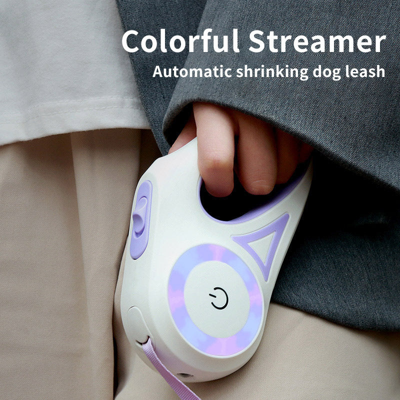 Automatic Retractable Dog Leash & Collar Set – Durable Traction Rope for Small to Medium Pets